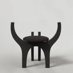 Zero V1 Sgabello in legno nero
